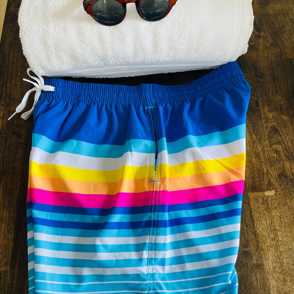 Chubbies Colorful Striped Swim Shorts